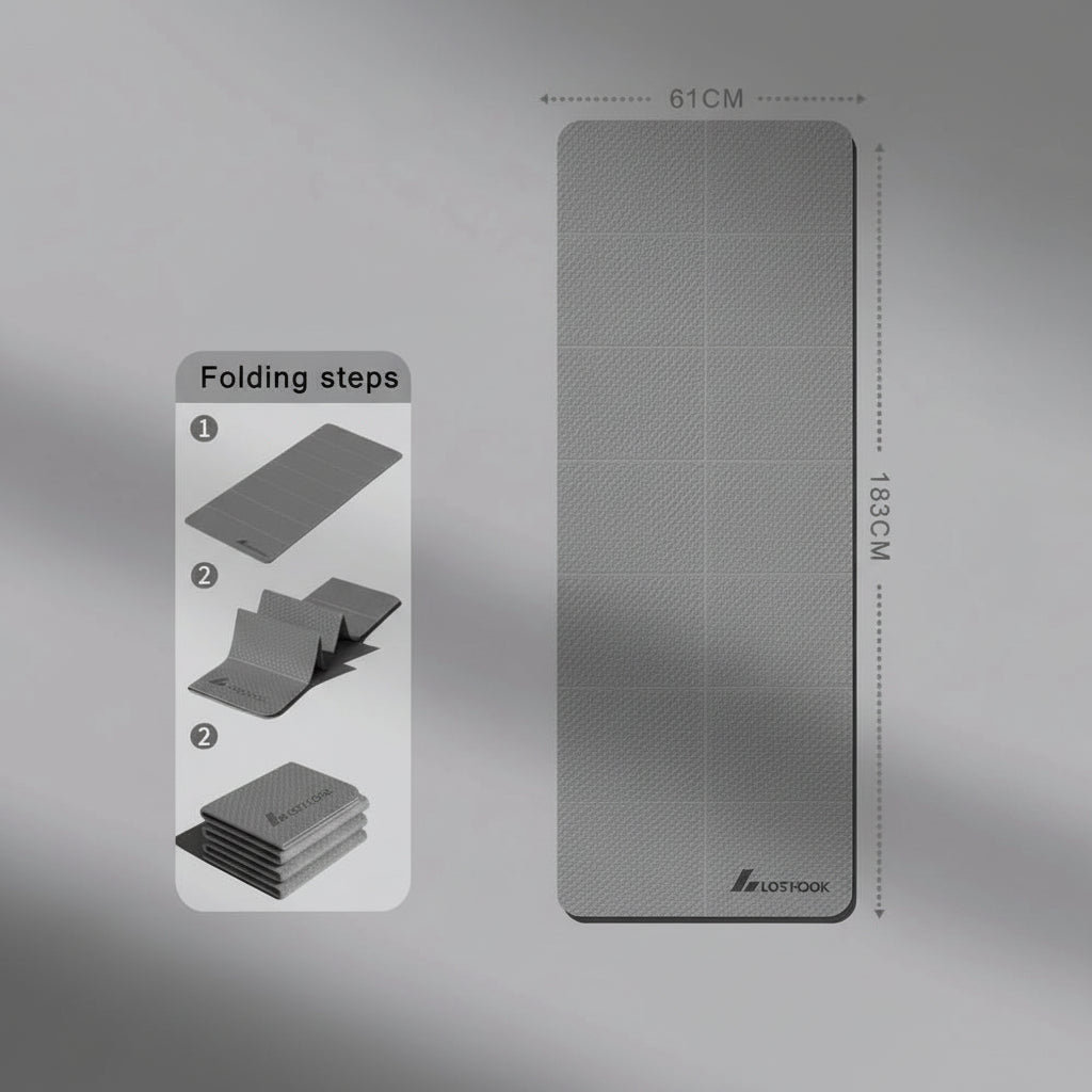 Faltbare Yoga Matte aus TPE